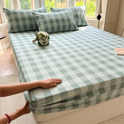 91家纺网 家纺一手货源 找家纺 （总）简宜家居（朝初家纺） 2025新款全棉老粗布A版单床笠