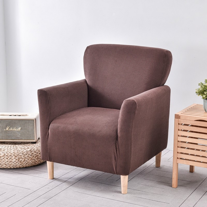 91家纺网 家纺一手货源 找家纺 兴妮雅家纺 2024新款单人玉米绒沙发套 玉米绒咖啡