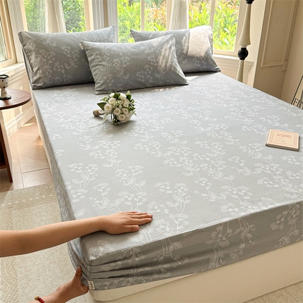 91家纺网 家纺一手货源 找家纺 （总）简宜家居（朝初家纺） 2025新款全棉老粗布A版单床笠