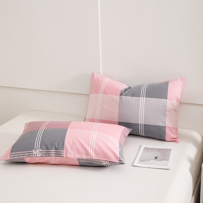 91家纺网 家纺一手货源 找家纺 宝时兰 2024新款纯色单枕套全棉加厚生态喷气磨毛纯棉口袋枕套 印花-欧风