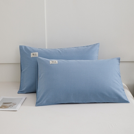 91家纺网 家纺一手货源 找家纺 （总）宝时兰 2024新款纯色单枕套全棉加厚生态喷气磨毛纯棉口袋枕套