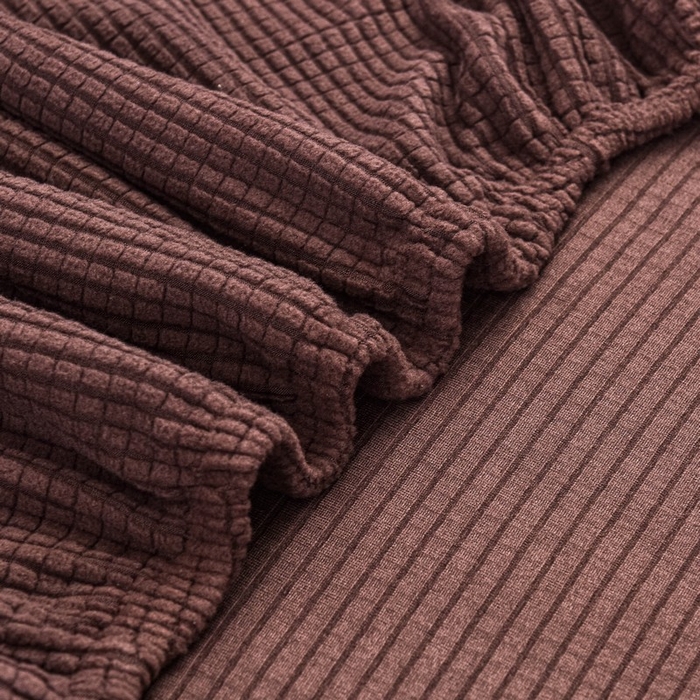 91家纺网 家纺一手货源 找家纺 兴妮雅家纺 2024新款单人玉米绒沙发套 玉米绒咖啡