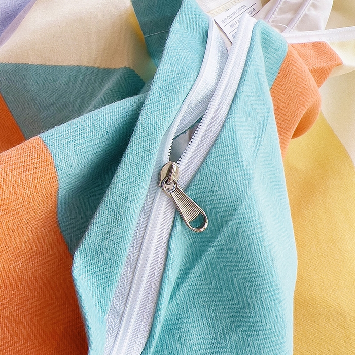 91家纺网 家纺一手货源 找家纺 优品阁 2024新款全棉磨毛学生上下铺三件套 彼斯堡