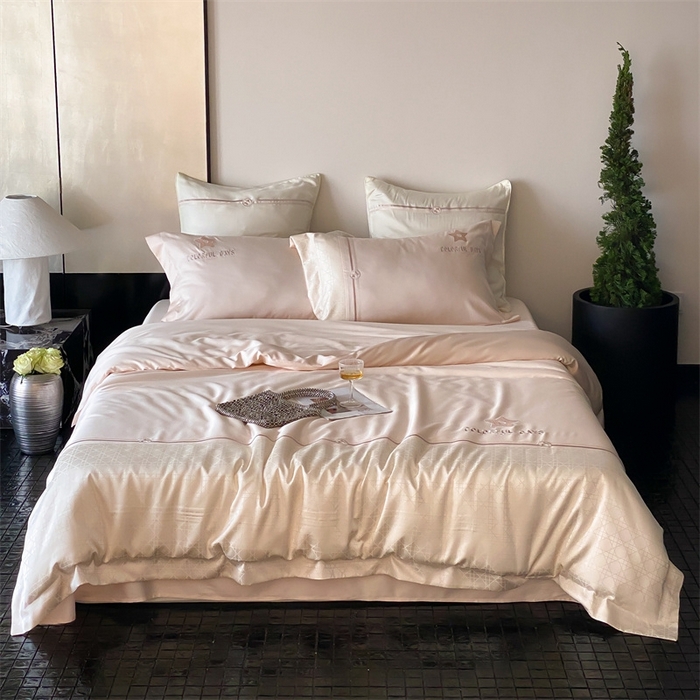 91家纺网 家纺一手货源 找家纺 MIU缪家 2024新款100支天丝棉星芒系列四件套 星芒-粉