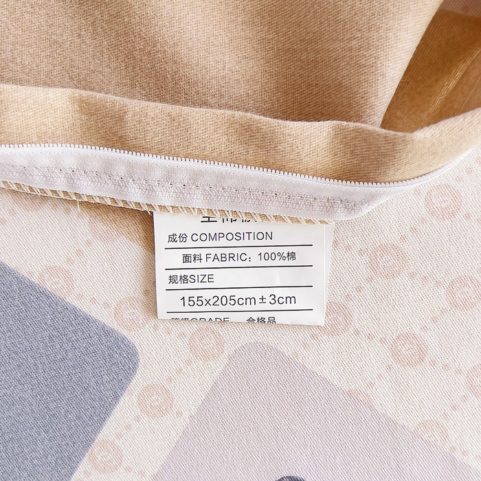 91家纺网 家纺一手货源 找家纺 优品阁 2024新款全棉磨毛学生上下铺三件套 克洛因