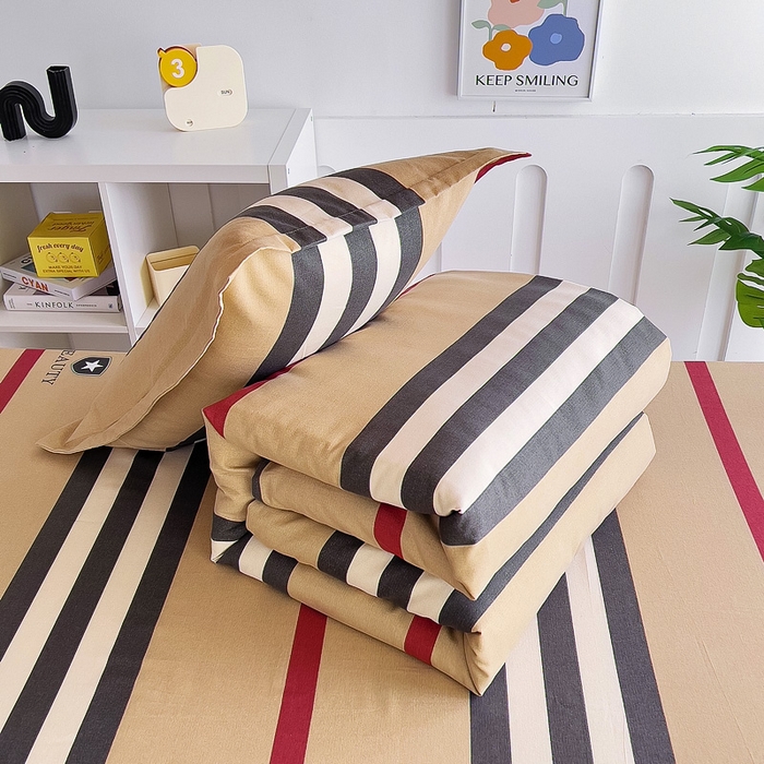 91家纺网 家纺一手货源 找家纺 优品阁 2024新款全棉磨毛学生上下铺三件套 极简主义