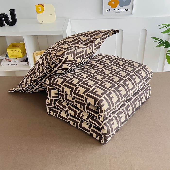 91家纺网 家纺一手货源 找家纺 优品阁 2024新款全棉磨毛学生上下铺三件套 芬迪格