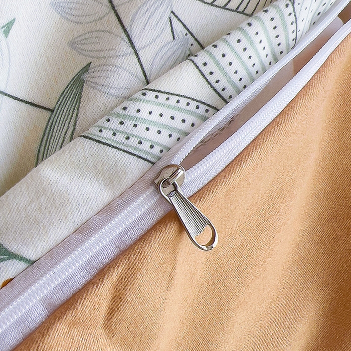 91家纺网 家纺一手货源 找家纺 优品阁 2024新款全棉磨毛学生上下铺三件套 清风恋影