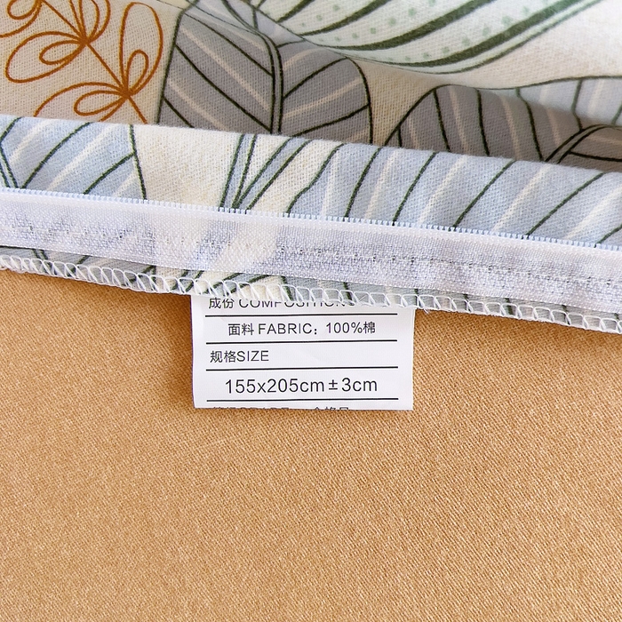 91家纺网 家纺一手货源 找家纺 优品阁 2024新款全棉磨毛学生上下铺三件套 清风恋影