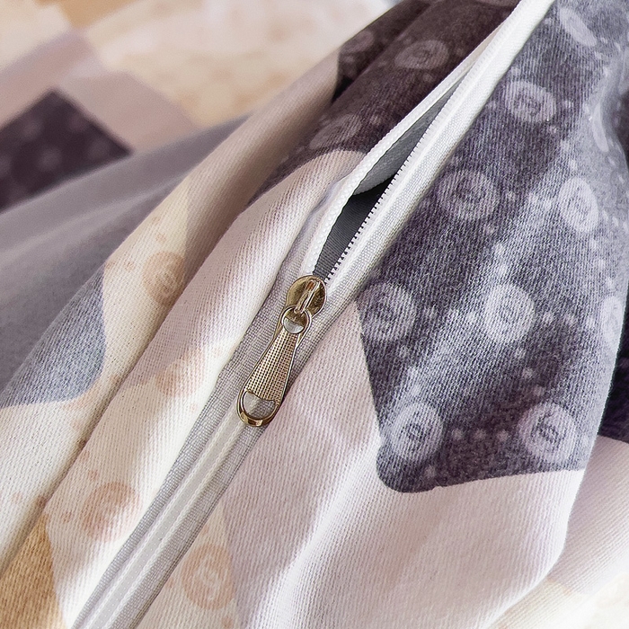 91家纺网 家纺一手货源 找家纺 优品阁 2024新款全棉磨毛学生上下铺三件套 克洛因