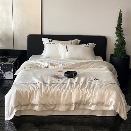 91家纺网 家纺一手货源 找家纺 （总）MIU缪家 2024新款100支天丝棉星芒系列四件套