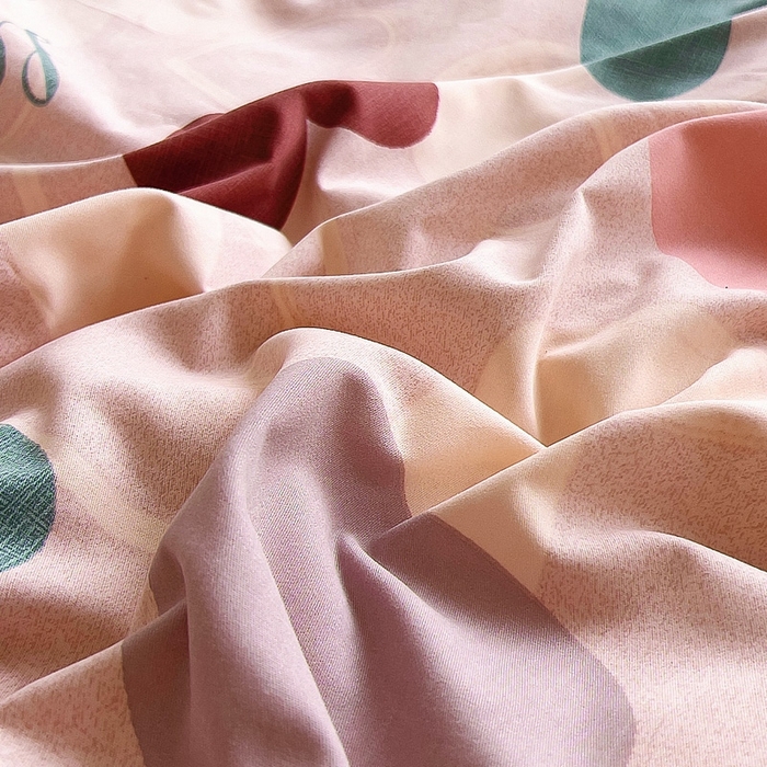 91家纺网 家纺一手货源 找家纺 优品阁 2024新款全棉磨毛四件套单品系列-单被套 缤纷爱心