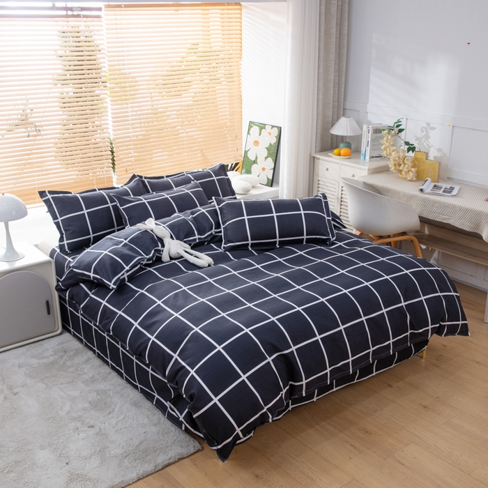 91家纺网 家纺一手货源 找家纺 乐居坊 2024新款亲肤棉美棉芦荟棉四件套新花型（5月） 梦格