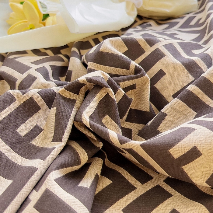 91家纺网 家纺一手货源 找家纺 优品阁 2024新款全棉磨毛四件套单品系列-单被套 芬迪格