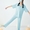 91家纺网 家纺一手货源 找家纺 LADYCOCO可可家居 2025新款凉感家居服 睡衣-蓝--长裤款