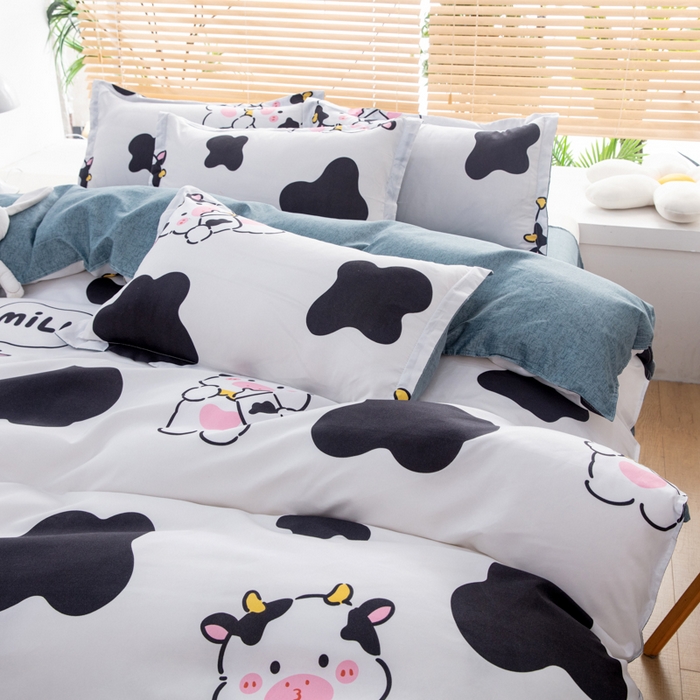 91家纺网 家纺一手货源 找家纺 乐居坊 2024新款亲肤棉美棉芦荟棉四件套新花型（5月） 萌萌牛