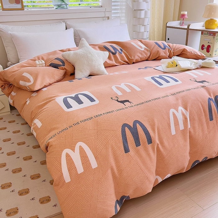 91家纺网 家纺一手货源 找家纺 优品阁 2024新款全棉磨毛四件套单品系列-单被套 威尔斯