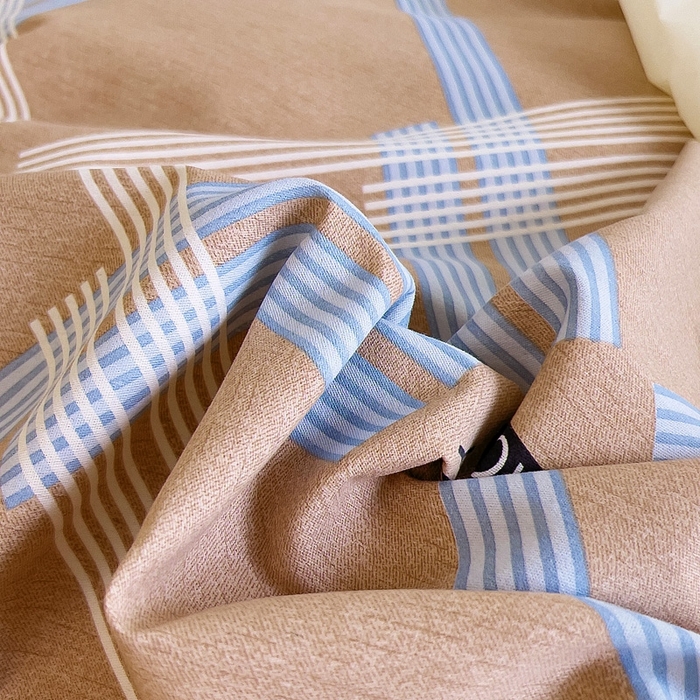 91家纺网 家纺一手货源 找家纺 优品阁 2024新款全棉磨毛四件套单品系列-单被套 浓情摩卡