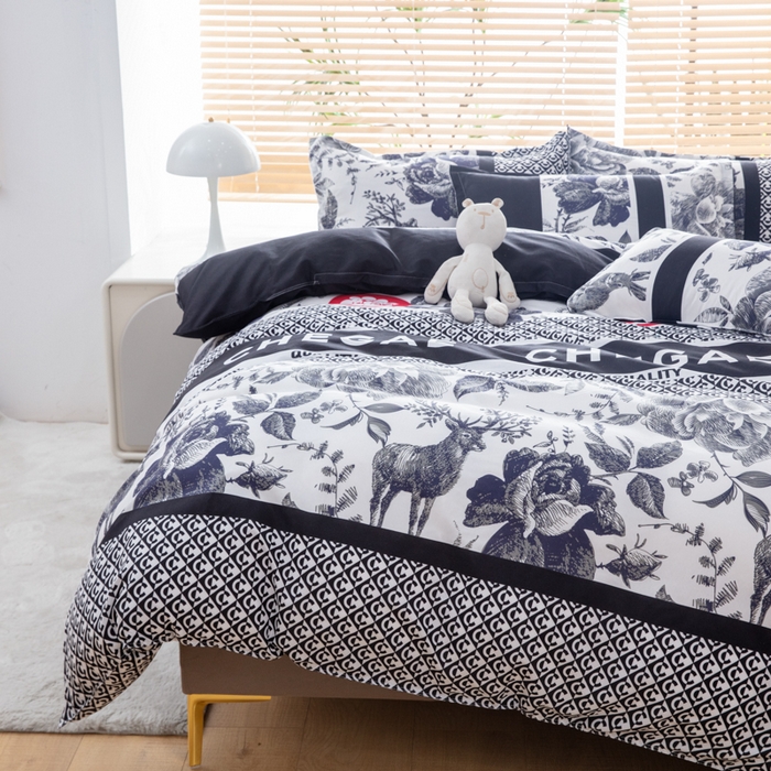 91家纺网 家纺一手货源 找家纺 乐居坊 2024新款亲肤棉美棉芦荟棉四件套新花型（5月） 霸王茶姬