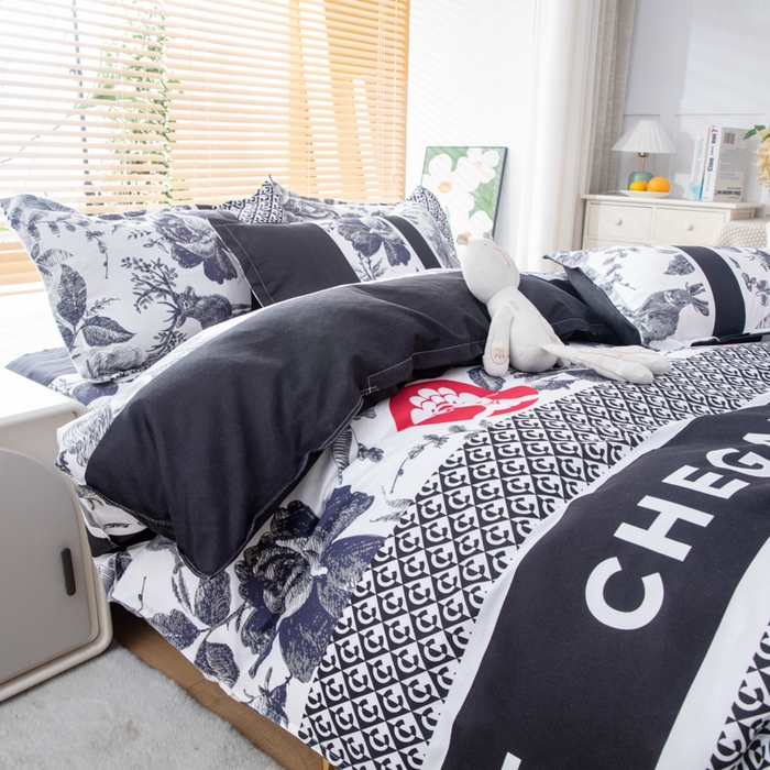 91家纺网 家纺一手货源 找家纺 乐居坊 2024新款亲肤棉美棉芦荟棉四件套新花型（5月） 霸王茶姬