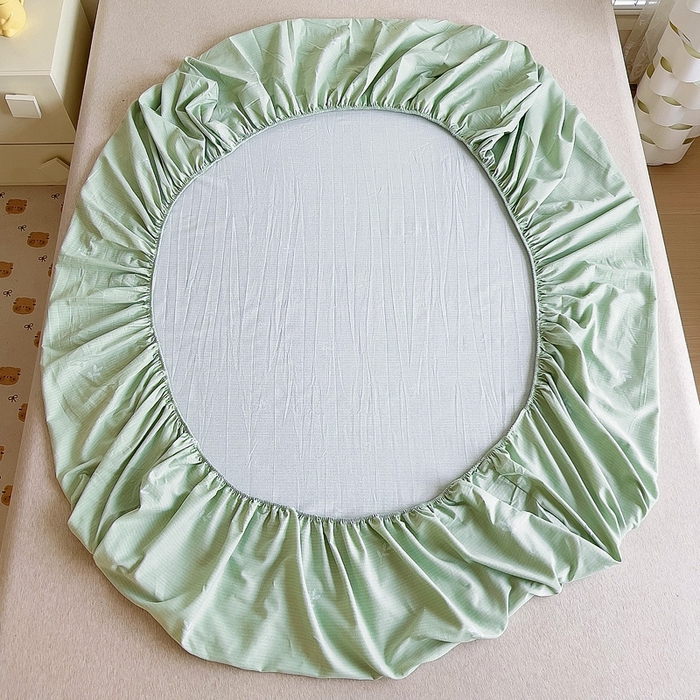 91家纺网 家纺一手货源 找家纺 优品阁 2024新款全棉磨毛四件套单品系列-单床笠 梵高花园