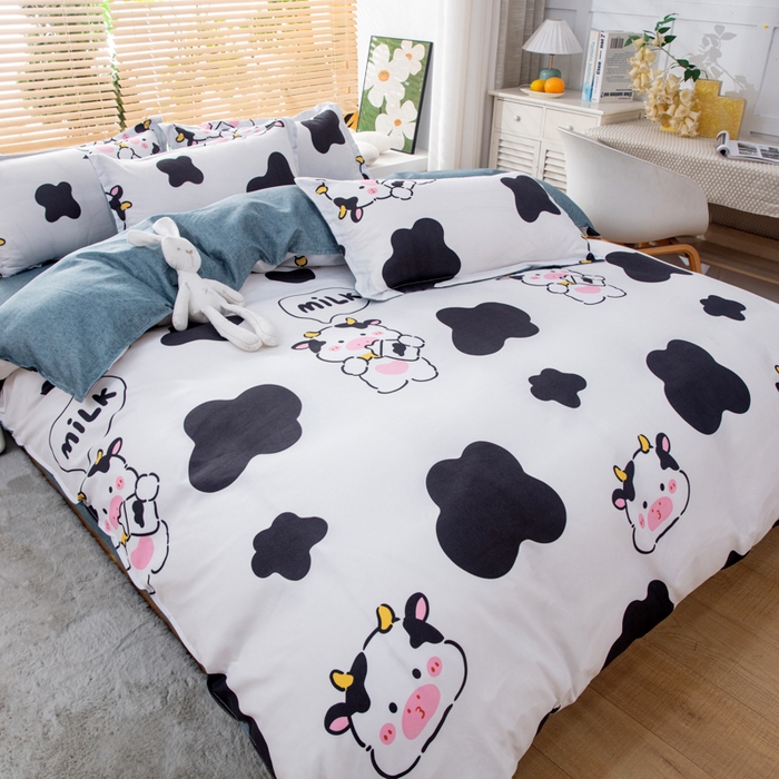 91家纺网 家纺一手货源 找家纺 乐居坊 2024新款亲肤棉美棉芦荟棉四件套新花型（5月） 萌萌牛