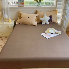 91家纺网 家纺一手货源 找家纺 优品阁 2024新款全棉磨毛四件套单品系列-单床笠 芬迪格