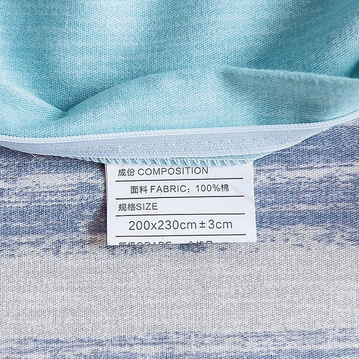 91家纺网 家纺一手货源 找家纺 优品阁 2024新款全棉磨毛四件套单品系列-单被套 乐享主义