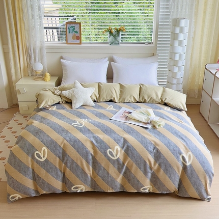 91家纺网 家纺一手货源 找家纺 （总）优品阁 2024新款全棉磨毛四件套单品系列-单被套