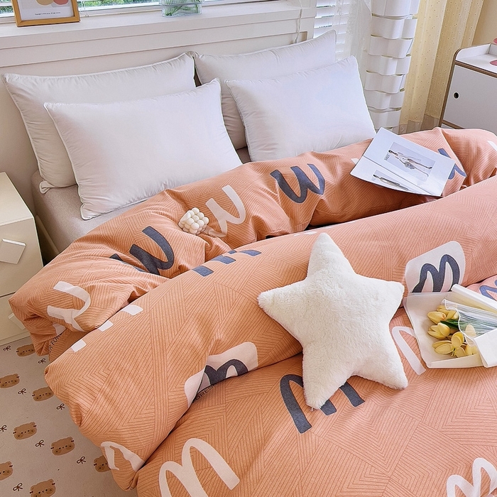 91家纺网 家纺一手货源 找家纺 优品阁 2024新款全棉磨毛四件套单品系列-单被套 威尔斯