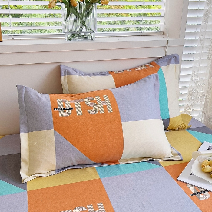 91家纺网 家纺一手货源 找家纺 优品阁 2024新款全棉磨毛四件套单品系列-单枕套 彼斯堡