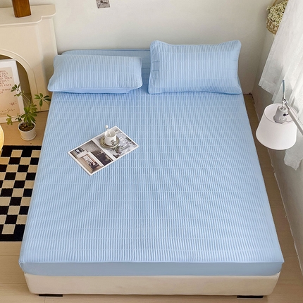 91家纺网 家纺一手货源 找家纺 （总）恒尚居 2024爆款【密道绗缝】防水床笠夹棉-四季款