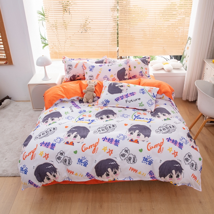 91家纺网 家纺一手货源 找家纺 乐居坊 2024新款亲肤棉美棉芦荟棉四件套新花型（5月） 偶像派