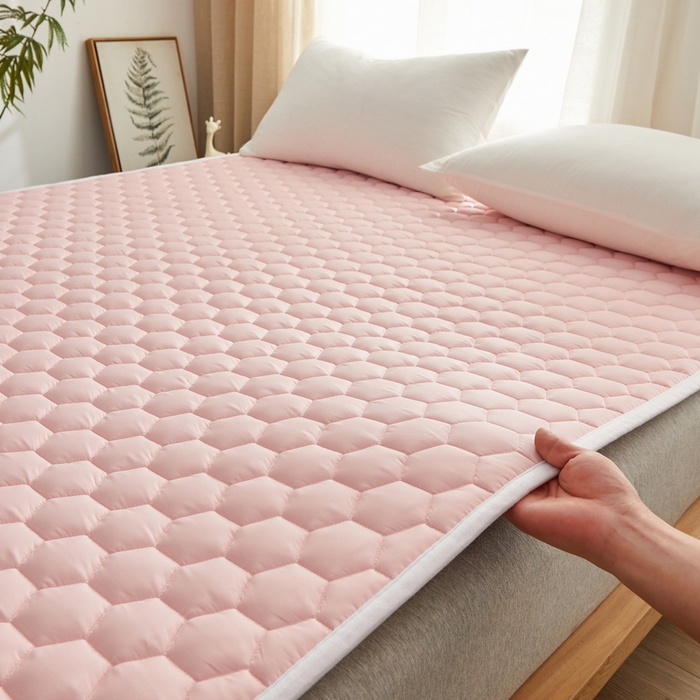 91家纺网 家纺一手货源 找家纺 （总）祁恋婷家居 2024新款全棉夹棉羽丝棉床褥垫