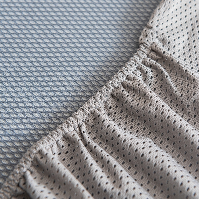 91家纺网 家纺一手货源 找家纺 爱宝被业 2025新款法式冰丝提花刺绣凉席 银杏 床笠款