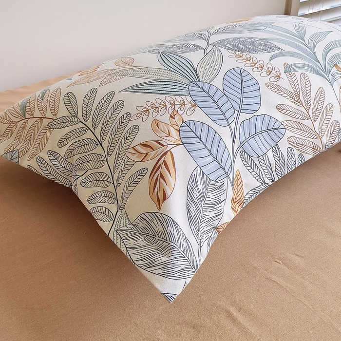 91家纺网 家纺一手货源 找家纺 优品阁 2024新款全棉磨毛四件套单品系列-单枕套 清风恋影