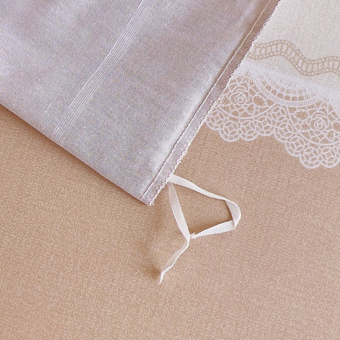 91家纺网 家纺一手货源 找家纺 优品阁 2024新款全棉磨毛四件套单品系列-单被套 蕾丝花边