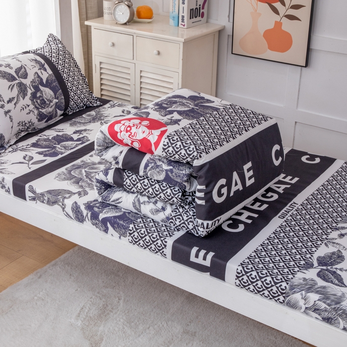 91家纺网 家纺一手货源 找家纺 乐居坊 2024新款亲肤棉美棉芦荟棉四件套学生宿舍床（5月） 霸王茶姬