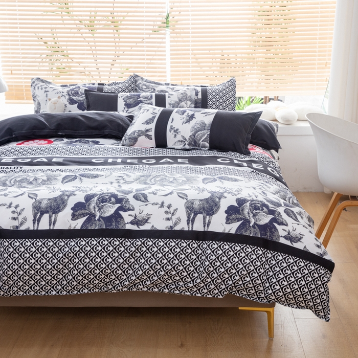 91家纺网 家纺一手货源 找家纺 乐居坊 2024新款亲肤棉美棉芦荟棉四件套新花型（5月） 霸王茶姬