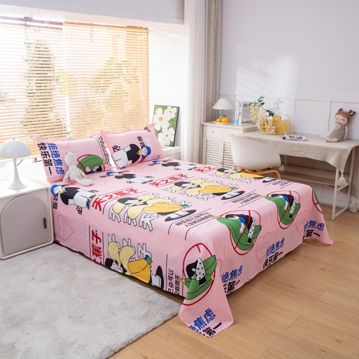 91家纺网 家纺一手货源 找家纺 乐居坊 2024新款亲肤棉美棉芦荟棉四件套新花型（5月） 天之蕉子