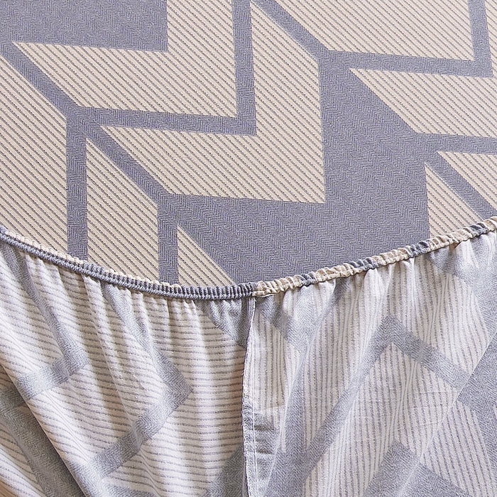 91家纺网 家纺一手货源 找家纺 优品阁 2024新款全棉磨毛四件套单品系列-单床笠 爵士氛围