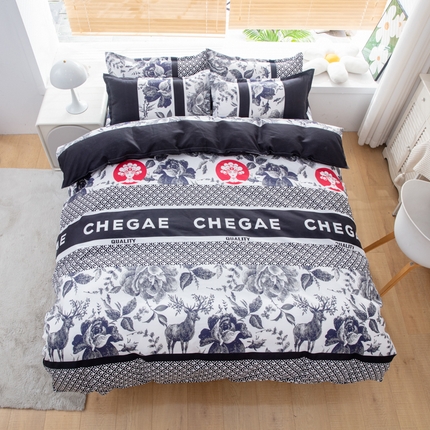 91家纺网 家纺一手货源 找家纺 乐居坊 2024新款亲肤棉美棉芦荟棉四件套新花型（5月） 霸王茶姬