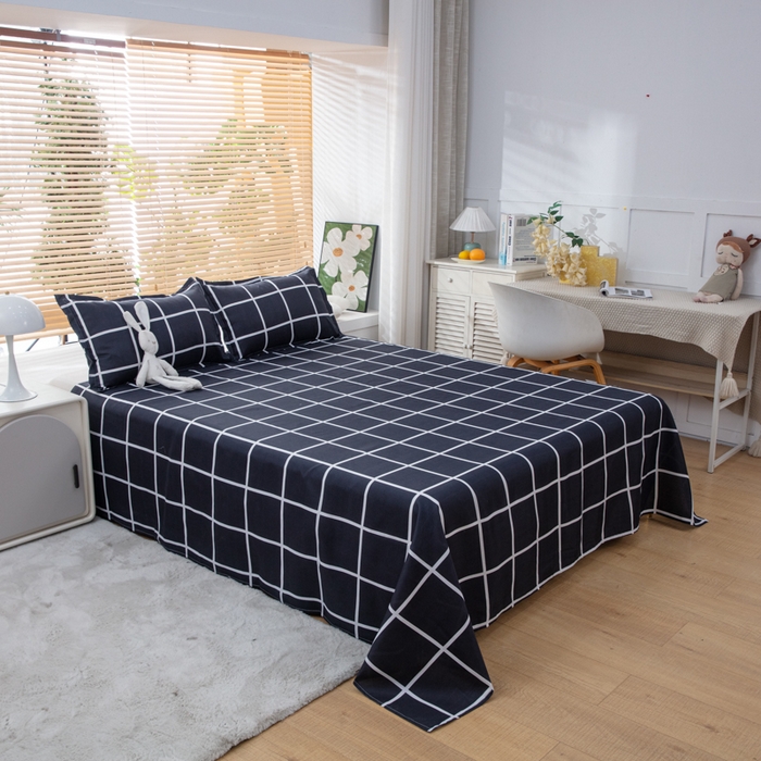 91家纺网 家纺一手货源 找家纺 乐居坊 2024新款亲肤棉美棉芦荟棉四件套新花型（5月） 梦格