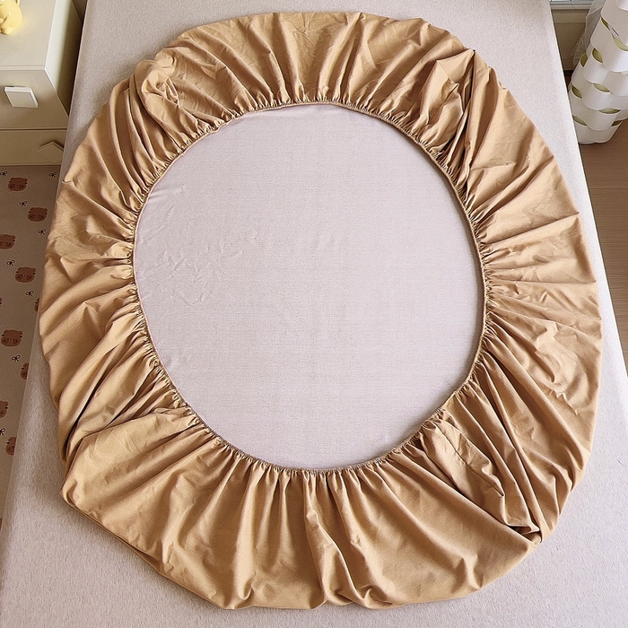 91家纺网 家纺一手货源 找家纺 优品阁 2024新款全棉磨毛四件套单品系列-单床笠 清风恋影