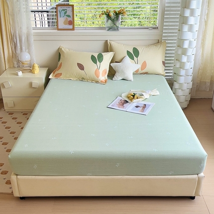 优品阁 2024新款全棉磨毛四件套单品系列-单床笠 梵高花园