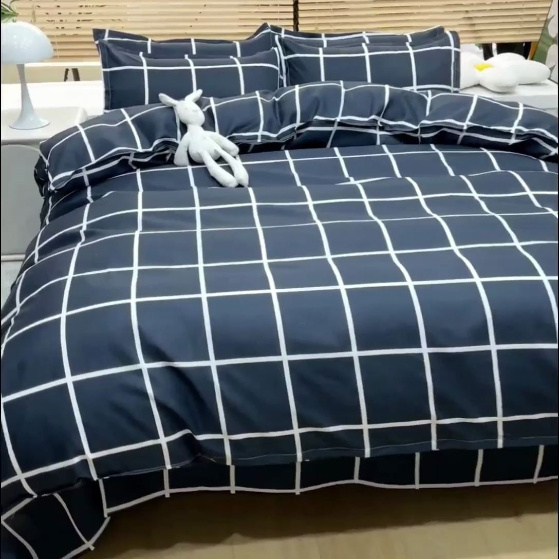 91家纺网 家纺一手货源 找家纺 乐居坊 2024新款亲肤棉美棉芦荟棉四件套新花型（5月） 梦格