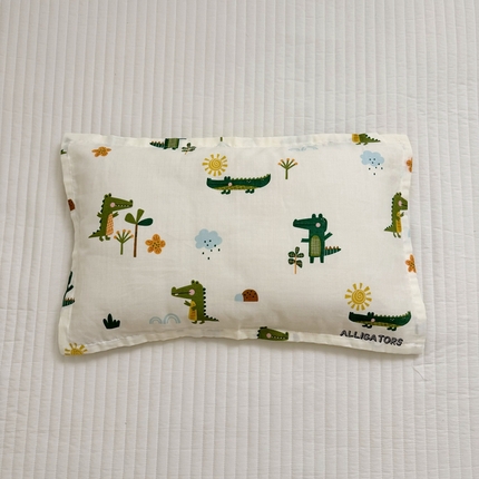 91家纺网 家纺一手货源 找家纺 （总）BOSS 2025新款全棉26℃有氧双层纱儿童枕套