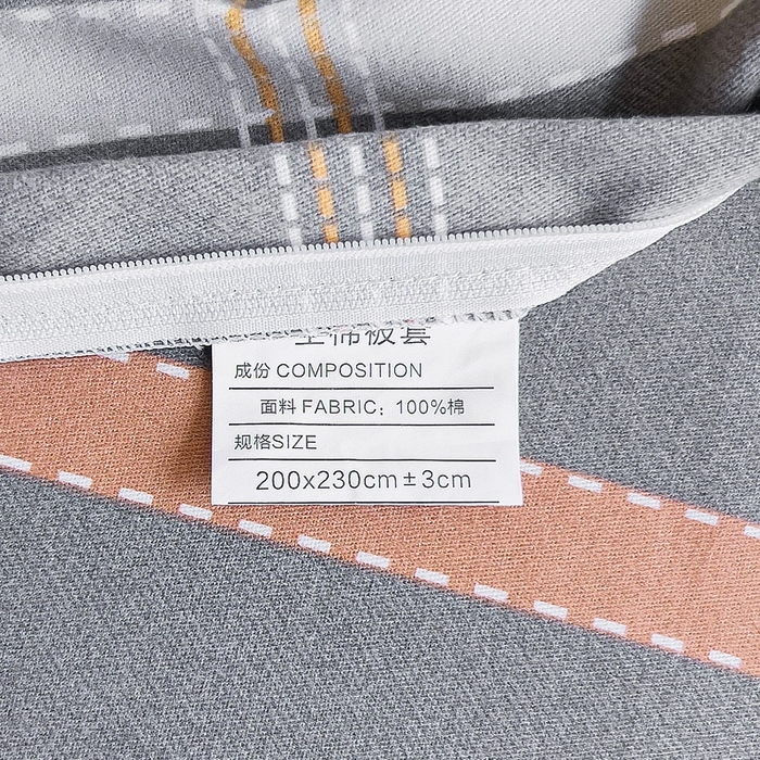 91家纺网 家纺一手货源 找家纺 优品阁 2024新款全棉磨毛四件套单品系列-单被套 卡罗琳