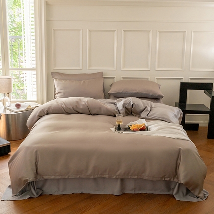 寐眠 2024新款60s兰精天丝四件套 轻奢香槟