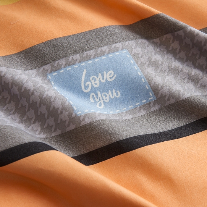 91家纺网 家纺一手货源 找家纺 鑫缘2025直播爆款印花植物羊绒加厚磨毛四件套1.2米学生三件套 佳人之约